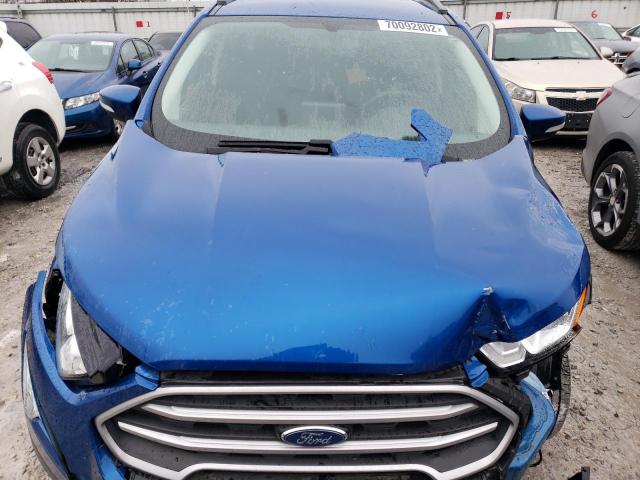 MAJ3S2GE7LC312829 - 2020 FORD ECOSPORT SE BLUE photo 12