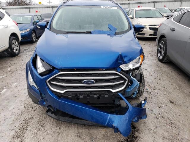 MAJ3S2GE7LC312829 - 2020 FORD ECOSPORT SE BLUE photo 5
