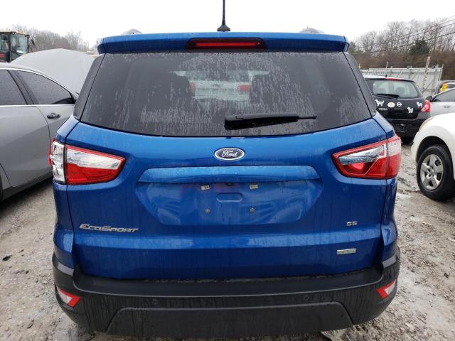 MAJ3S2GE7LC312829 - 2020 FORD ECOSPORT SE BLUE photo 6