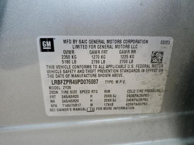 LRBFZPR49PD076087 - 2023 BUICK ENVISION ESSENCE Silber Foto 13