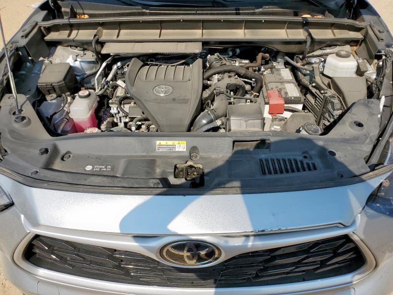 5TDKDRAH1PS032646 - 2023 TOYOTA HIGHLANDER L SILVER photo 12