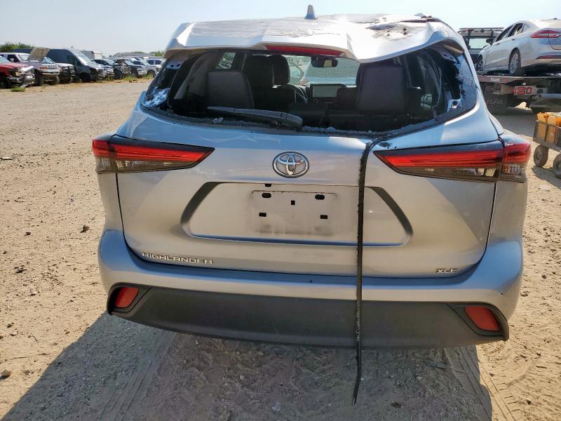 5TDKDRAH1PS032646 - 2023 TOYOTA HIGHLANDER L SILVER photo 6