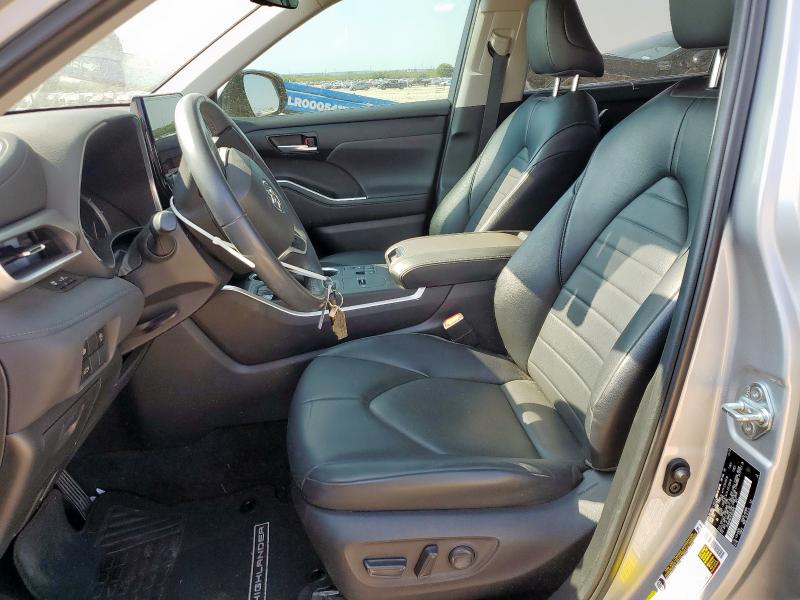 5TDKDRAH1PS032646 - 2023 TOYOTA HIGHLANDER L SILVER photo 7