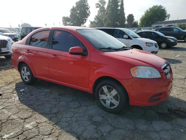 KL1TD5DE7BB160346 - 2011 CHEVROLET AVEO LS RED photo 4