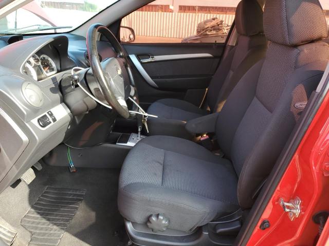 KL1TD5DE7BB160346 - 2011 CHEVROLET AVEO LS Qırmızı foto 7