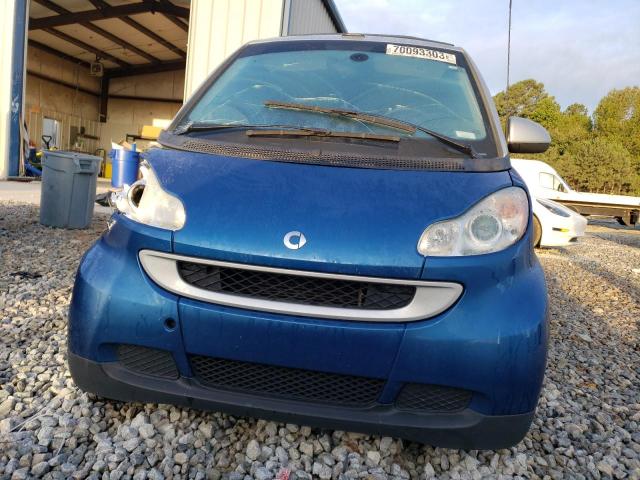 WMEEK31X48K177603 - 2008 SMART FORTWO PASSION BLUE photo 5