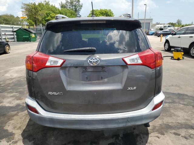 2T3WFREV2EW108043 - 2014 TOYOTA RAV4 XLE ნაცრისფერი ფოტო 6