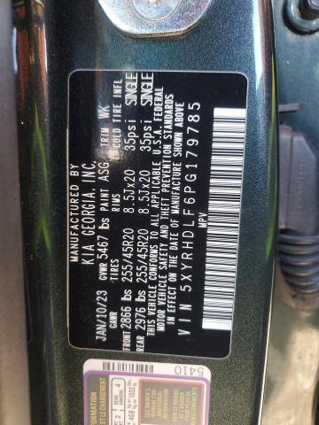 5XYRHDLF6PG179785 - 2023 KIA SORENTO EX 绿色 照片 13