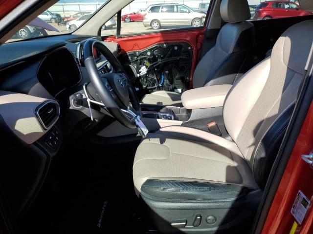 5NMS3CAA0LH286140 - 2020 HYUNDAI SANTA FE SEL 红色 照片 7