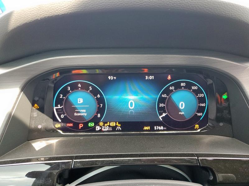 1V2JE2CA4SC204399 - 2025 VOLKSWAGEN ATLAS CROS SE Szary zdjęcie 9