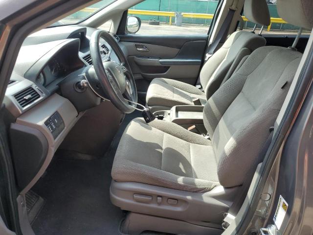 5FNRL5H46FB125663 - 2015 HONDA ODYSSEY EX GRAY photo 7