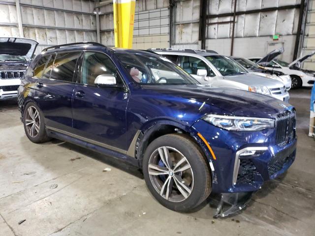 5UXCX6C04N9K62287 - 2022 BMW X7 M50I BLUE photo 4