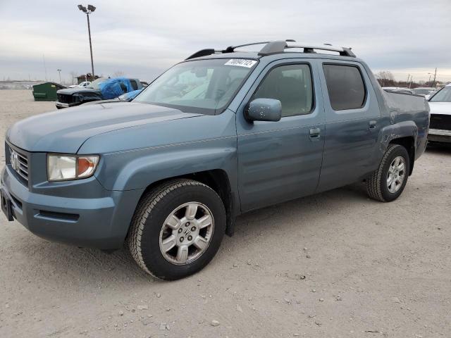 2HJYK16587H539540 - 2007 HONDA RIDGELINE RTL BLUE photo 1