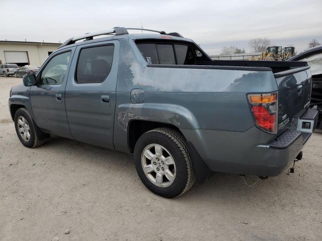 2HJYK16587H539540 - 2007 HONDA RIDGELINE RTL BLUE photo 2