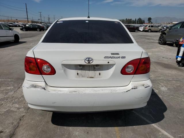 1NXBR32E44Z206957 - 2004 TOYOTA COROLLA CE WHITE photo 6