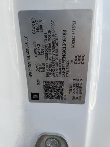 1GCRTEEN8K1346763 - 2019 CHEVROLET COLORADO ZR2 WHITE photo 13