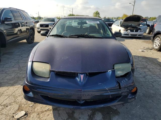 1G2JB524827189796 - 2002 PONTIAC SUNFIRE SE BLUE photo 5