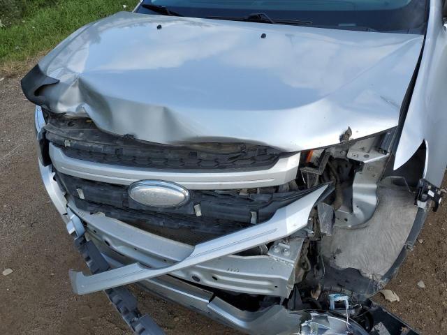 2FMDK4JC1EBA59619 - 2014 FORD EDGE SEL SILVER photo 12