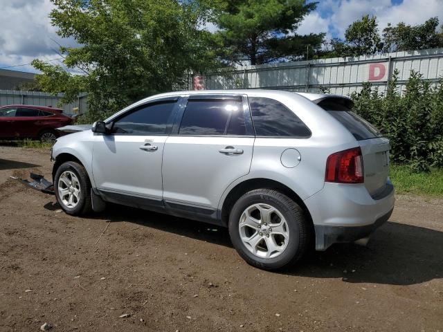 2FMDK4JC1EBA59619 - 2014 FORD EDGE SEL SILVER photo 2