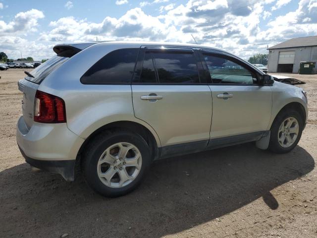 2FMDK4JC1EBA59619 - 2014 FORD EDGE SEL SILVER photo 3