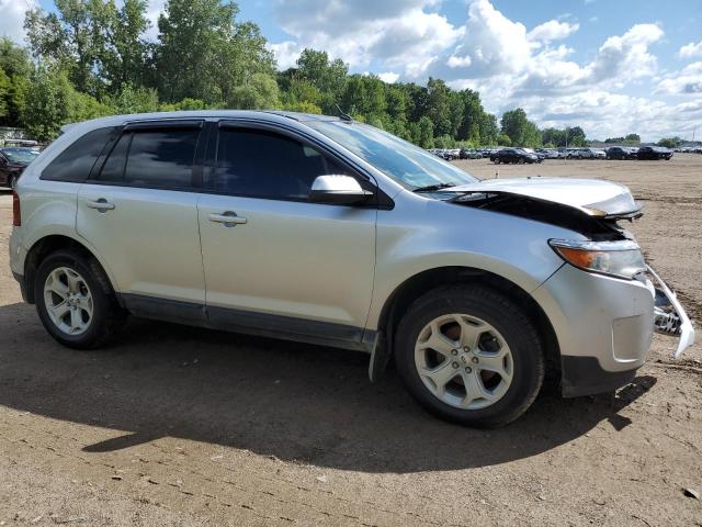2FMDK4JC1EBA59619 - 2014 FORD EDGE SEL SILVER photo 4