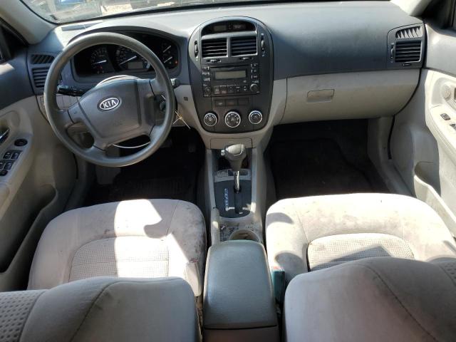 KNAFE122285513780 - 2008 KIA SPECTRA EX SILVER photo 8