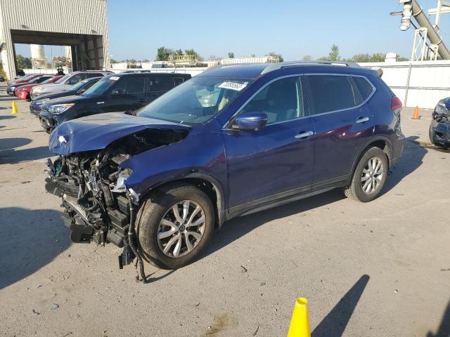 5N1AT2MT5HC844911 - 2017 NISSAN ROGUE S BLUE photo 1