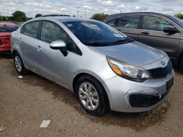 KNADM4A38D6209380 - 2013 KIA RIO LX SILVER photo 4