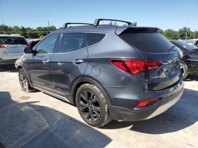 5XYZW4LA4HG384369 - 2017 HYUNDAI SANTA FE S GRAY photo 2