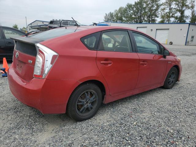 JTDKN3DU2C0335368 - 2012 TOYOTA PRIUS 红色 照片 3