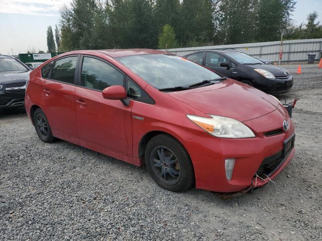 JTDKN3DU2C0335368 - 2012 TOYOTA PRIUS 红色 照片 4