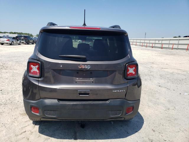 ZACNJAAB9LPL69279 - 2020 JEEP RENEGADE SPORT GRAY photo 6