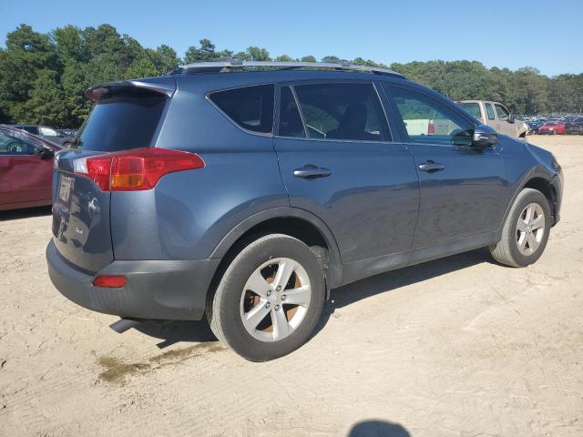 JTMWFREV5ED041998 - 2014 TOYOTA RAV4 XLE BLUE photo 3