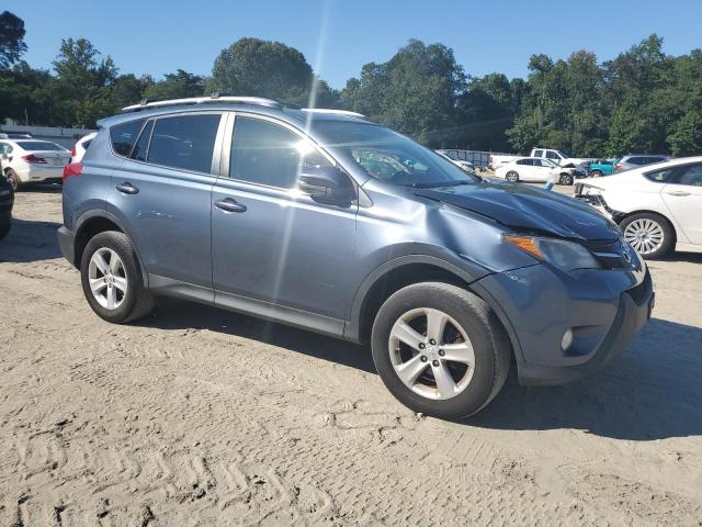 JTMWFREV5ED041998 - 2014 TOYOTA RAV4 XLE BLUE photo 4