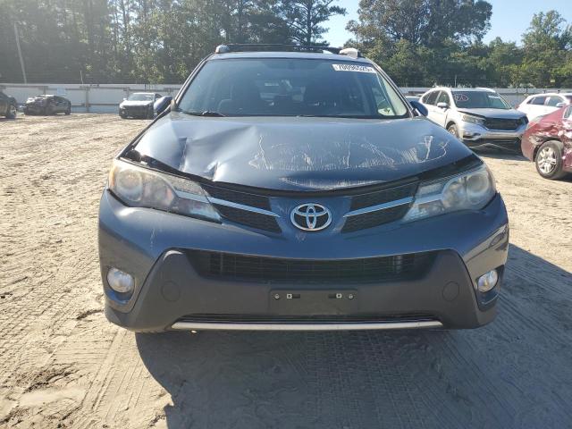 JTMWFREV5ED041998 - 2014 TOYOTA RAV4 XLE BLUE photo 5