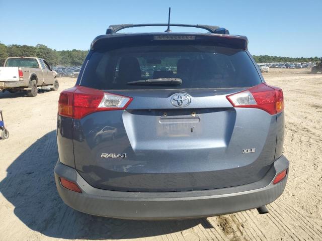 JTMWFREV5ED041998 - 2014 TOYOTA RAV4 XLE BLUE photo 6