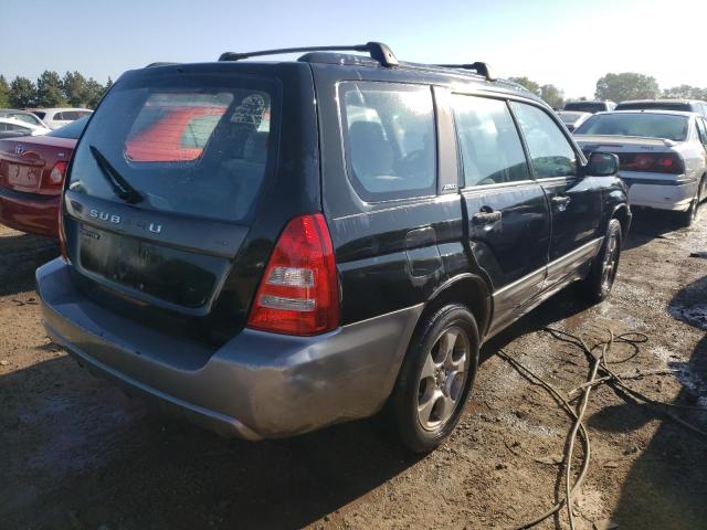 JF1SG65634G708489 - 2004 SUBARU FORESTER 2.5XS შავი ფოტო 3