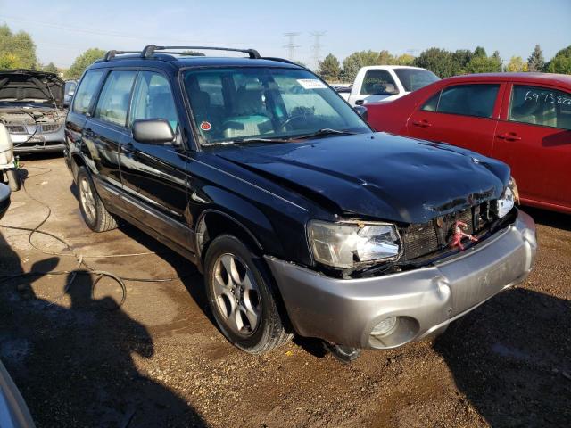 JF1SG65634G708489 - 2004 SUBARU FORESTER 2.5XS შავი ფოტო 4