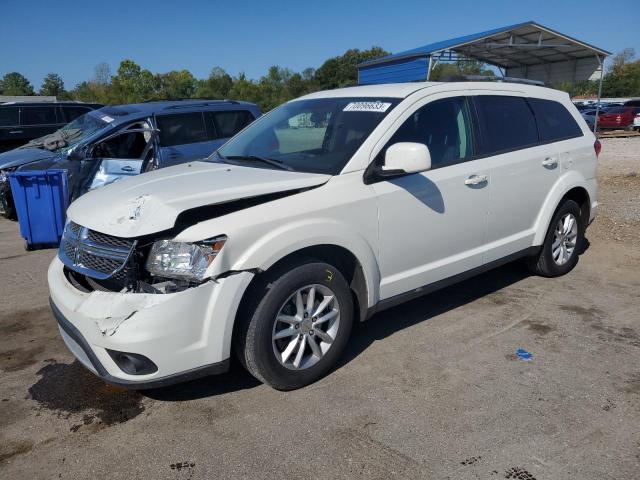 3C4PDDBG8HT591665 - 2017 DODGE JOURNEY SXT WHITE photo 1