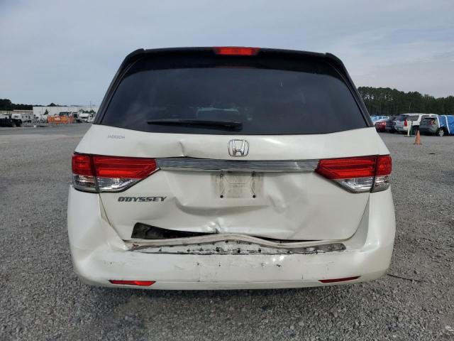 5FNRL5H61GB065827 - 2016 HONDA ODYSSEY EXL WHITE photo 6