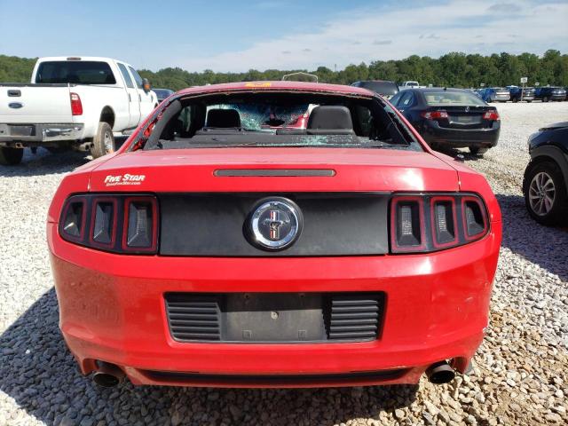 1ZVBP8AM6D5275916 - 2013 FORD MUSTANG RED photo 6