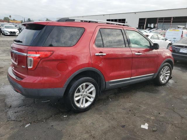 1FM5K8D85DGC87617 - 2013 FORD EXPLORER XLT წითელი ფოტო 3