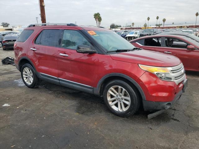 1FM5K8D85DGC87617 - 2013 FORD EXPLORER XLT წითელი ფოტო 4