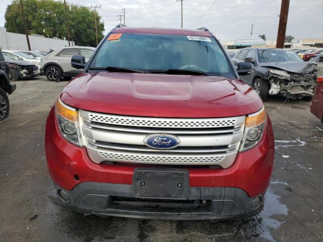 1FM5K8D85DGC87617 - 2013 FORD EXPLORER XLT წითელი ფოტო 5