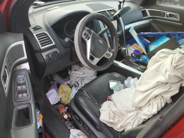 1FM5K8D85DGC87617 - 2013 FORD EXPLORER XLT წითელი ფოტო 8