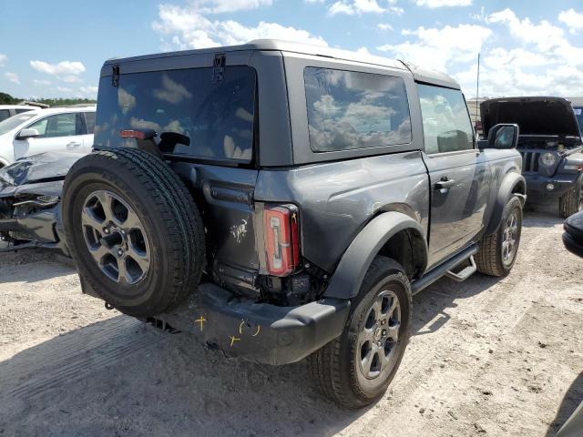 1FMDE5AP4MLA74288 - 2021 FORD BRONCO BASE GRAY photo 3