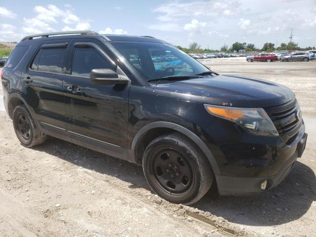 1FM5K8AR2DGC40333 - 2013 FORD EXPLORER POLICE INTERCEPTOR Schwarz Foto 4