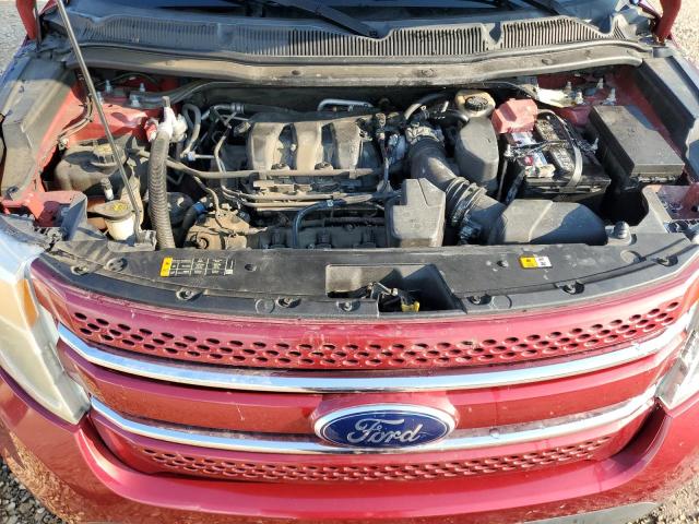 1FM5K8F80EGA68515 - 2014 FORD EXPLORER LIMITED წითელი ფოტო 12