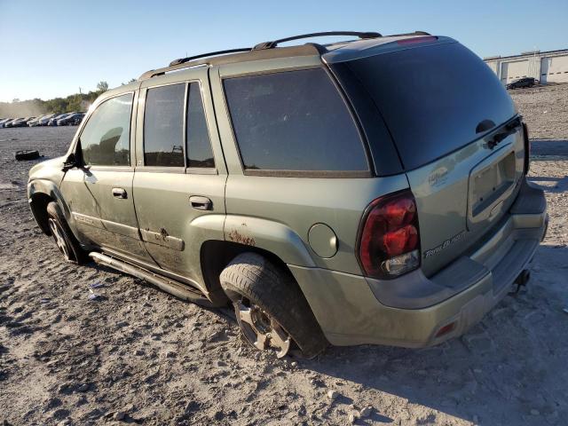 1GNDS13S532328867 - 2003 CHEVROLET TRAILBLAZE GREEN photo 2