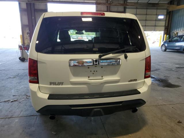 5FNYF4H51DB039079 - 2013 HONDA PILOT EXL WHITE photo 6